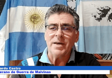 El Instituto San Francisco Solano rindió homenaje al veterano de Malvinas Ricardo Castro